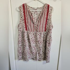 Esley Floral Sleeveless Top